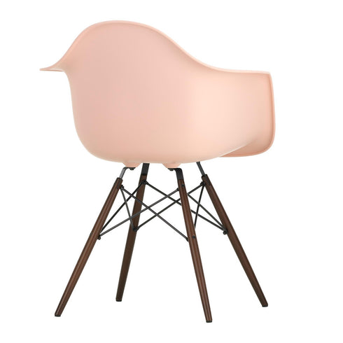 Cadeira de Braços em Plástico Eames DAW / Base Ácer Escuro